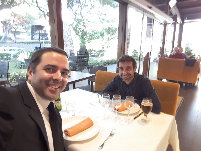 Lunch with Jose Luis Rosa