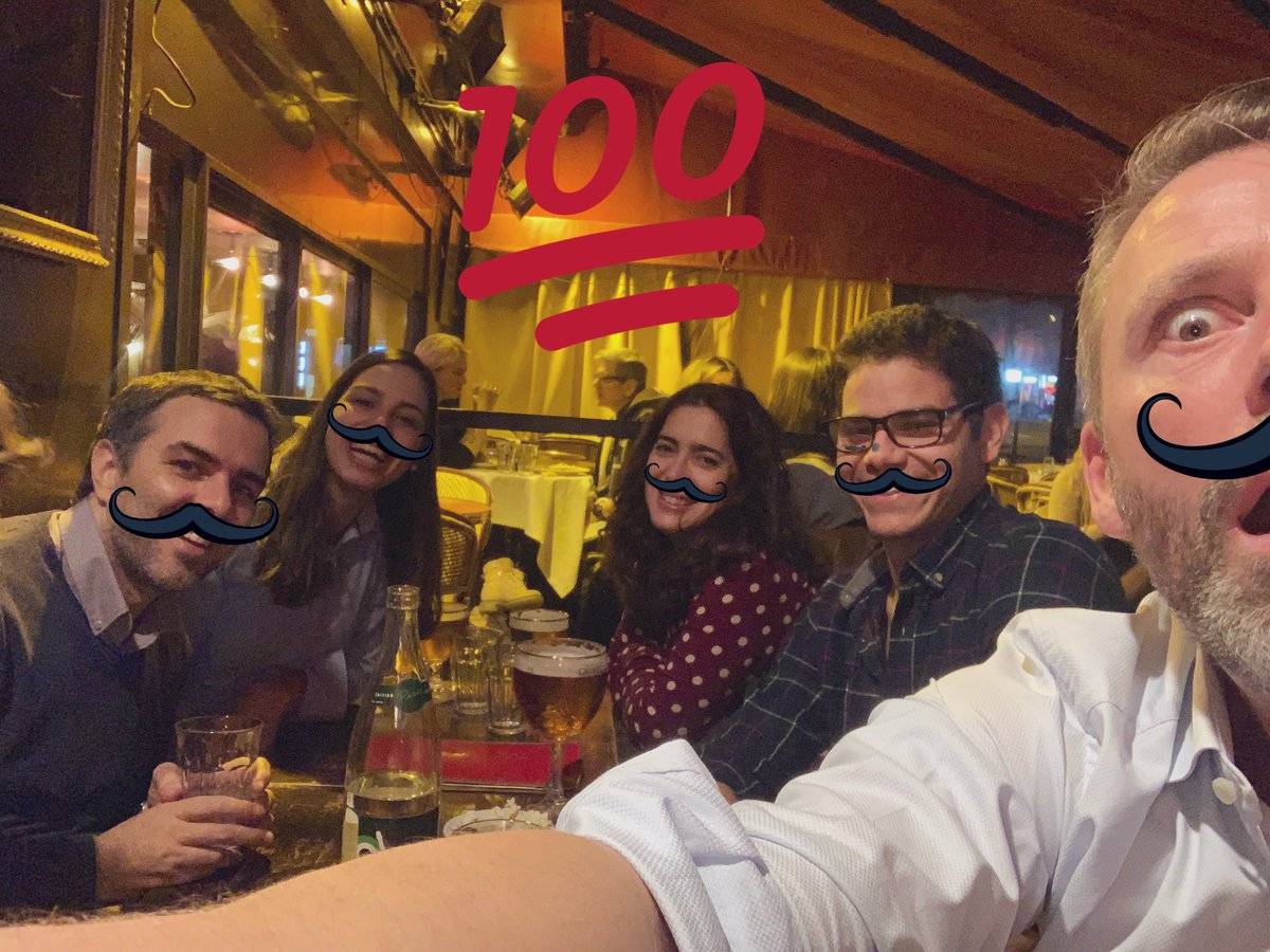 Dinner in Paris with other cilia researchers